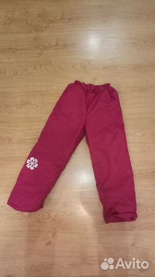 Брюки болониевые демисезонные рост 122