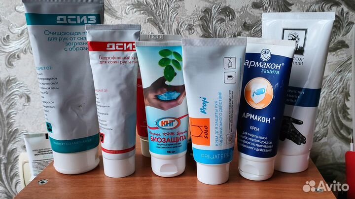 Биозащита (крем для защиты ) и Скрабы для пяток