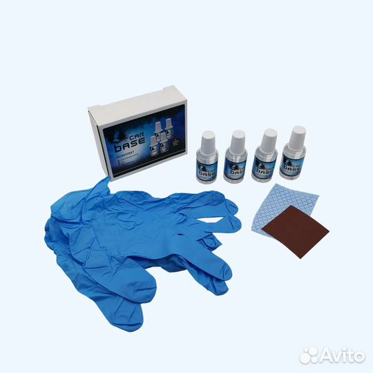 Краска автомобильная. mitsubishi T09 medium blue (обезжириватель, грунтовка, база, лак) 80 мл