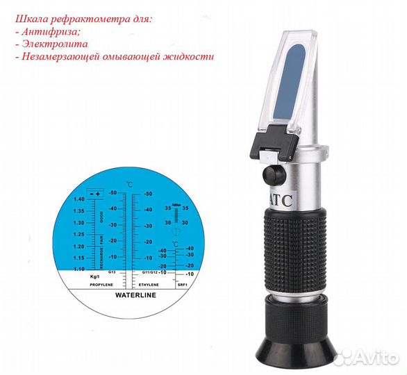 Рефрактометры для: антифриза спирта вина мёда пива