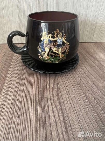 Чайная пара с блюдцем