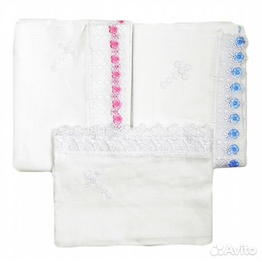 Новые крестильные наборы, рубашки и пеленки