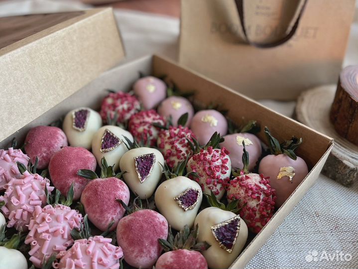 Клубника в шоколаде «Romance» 30-35шт