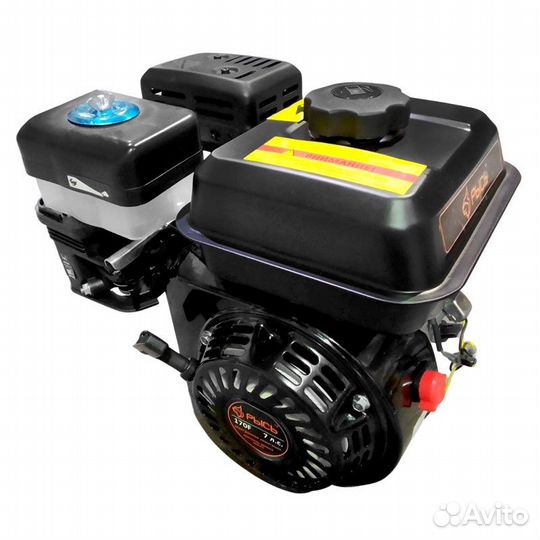 Двигатель бензиновый рысь 170F мощностью 7 л.с
