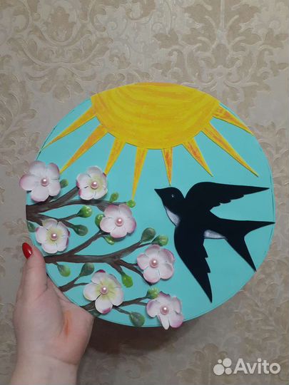 Весенняя поделка в д.сад,школу