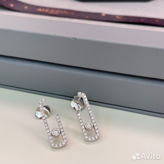 Messika серьги из золота 750 пробы и бриллиантов