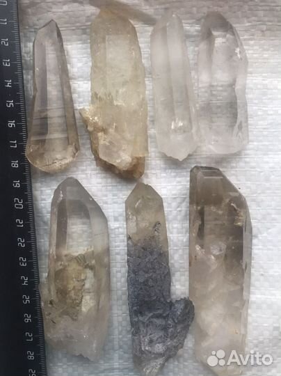 Набор Кристаллы Хрусталь, Дымчак, Кварц