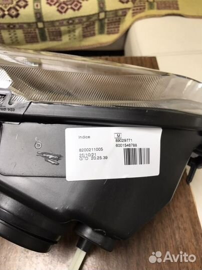 Фара левая Renault Logan 1 дорест новая оригинал