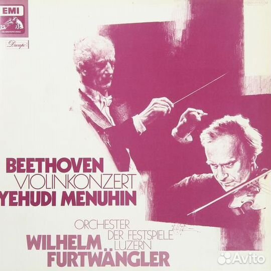 Винтаж - beethoven: violinkonzert (yehudi menuhin)