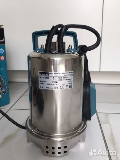 Насос дренажный для чистой воды Makita PF0403