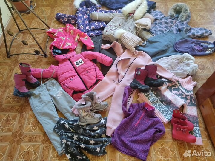 Брендовые зимние вещи пакетом, 98-104