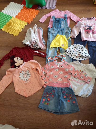 Вещи на девочку 80-86 пакетом