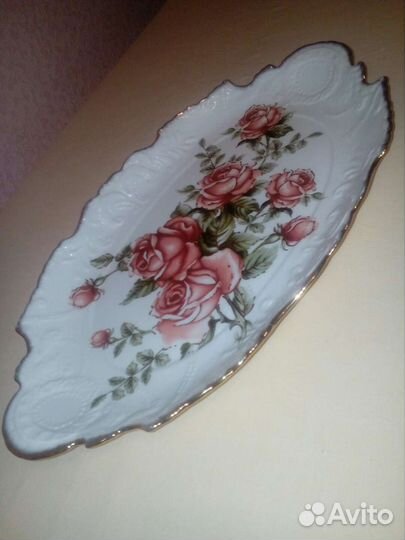 Блюдо фарфор 