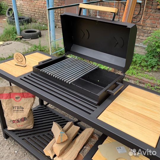 Мангал + гриль + барбекю
