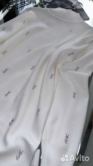 Удлинённый свитер-туника