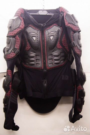 Защита тела мото scoyco am02-2 красная