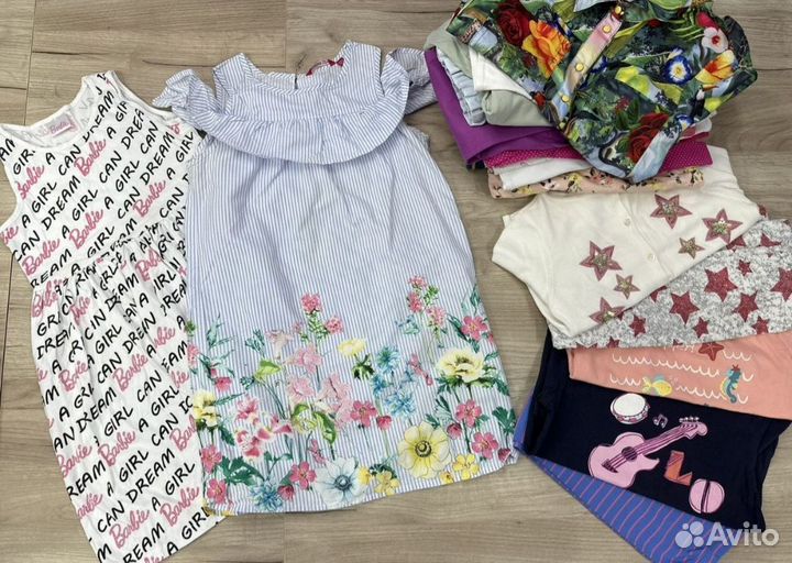 5 мешков одежды для девочки