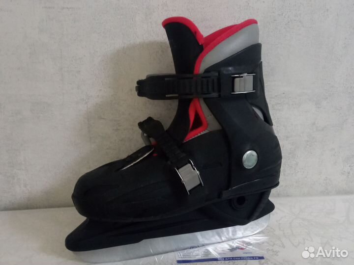 Коньки детские раздвижные 32-37