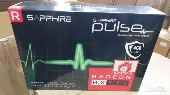 Видеокарта ASRock AMD Radeon RX 550 Phantom Gaming