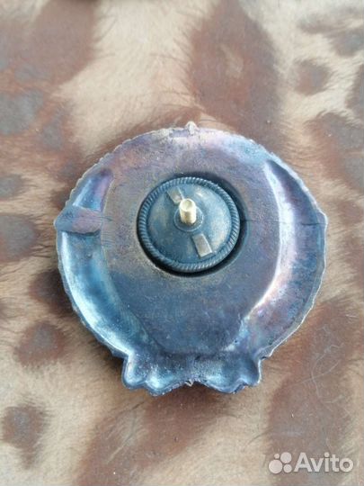 Знак Герб СССР на винте, бронза, 5,5 см*5,5 см, др