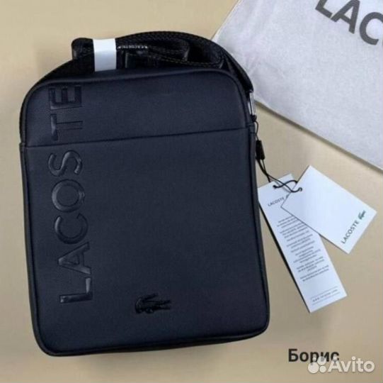 Мужская сумка через плечо lacoste