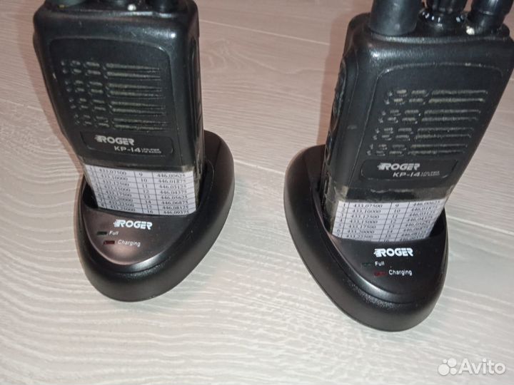 Рация roger KP-14 2 шт