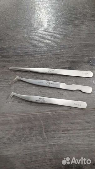 Пинцет для наращивания ресниц