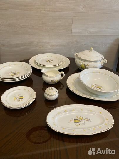 Сервиз столовый зик. Конаково 50-е гг