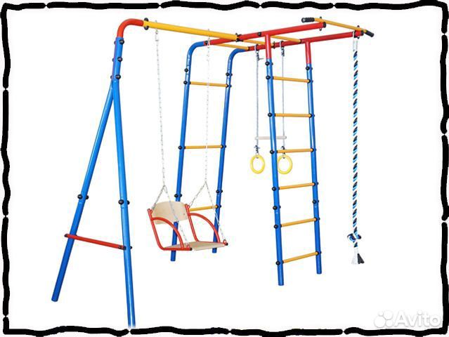 Уличный спортивный комплекс +Турник Лайт для детей