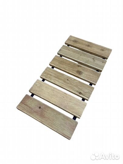 Дорожка деревянная садовая из лиственницы