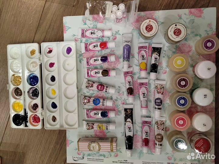 Гелевые краски для ногтей 30 шт