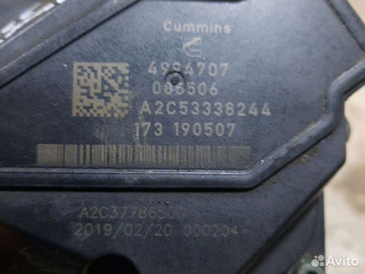 Заслонка дроссельная GAZ Gazel Next cummins