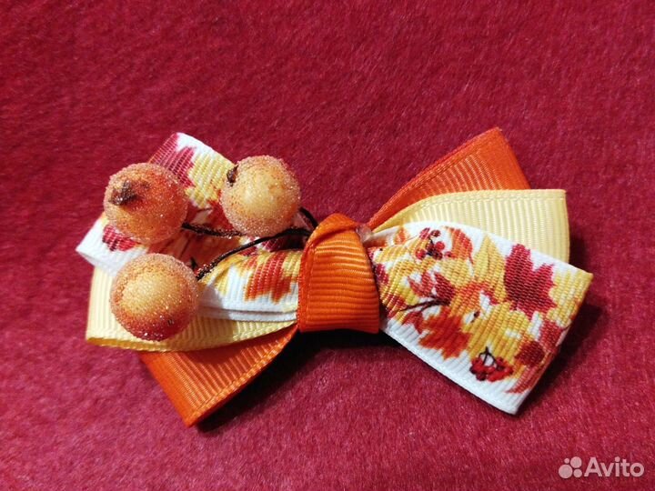 Осенние бантики и бабочки-галстуки