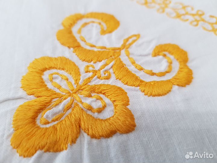 Наволочка СССР с вышивкой
