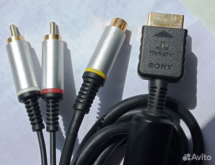 Кабель S-Video для PS/PS2/PS3 (оригинал)