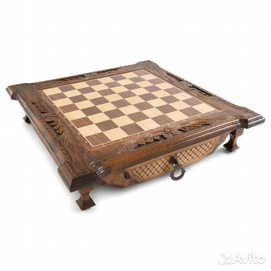 Шахматы резные в ларце с ящиками 40, Haleyan 63094