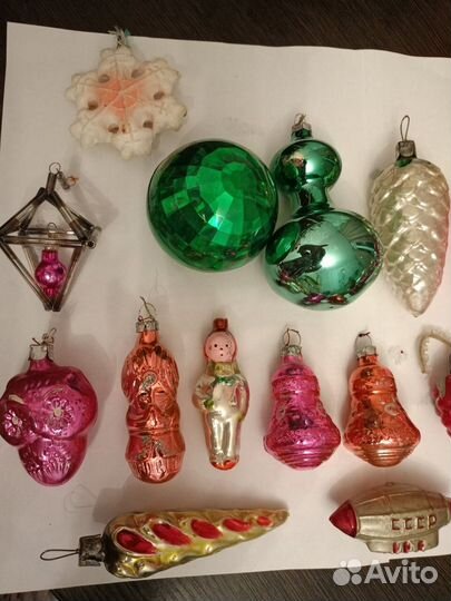 Ёлочные игрушки СССР