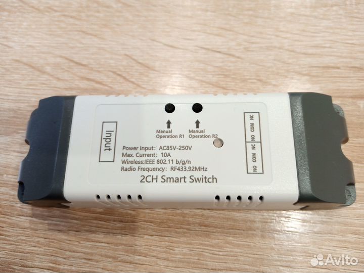 Умный дом реле 2 канала, eWelink, Алиса, 85-250V