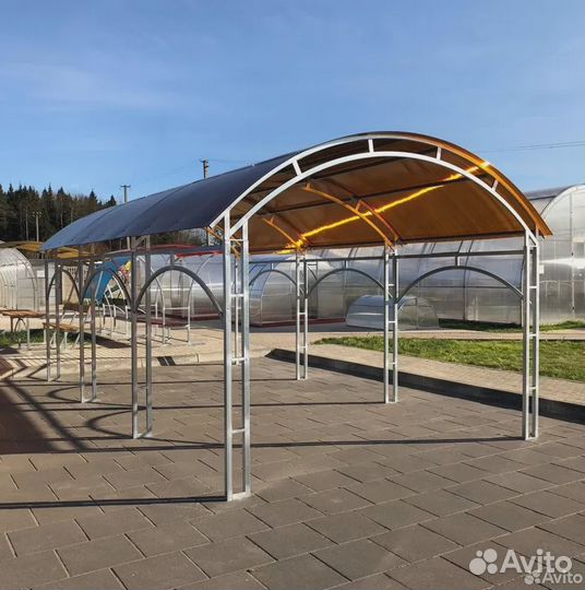 Арочный навес для авто