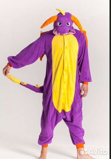 Костюм дракона (фиолетовый), пижама