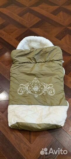 Зимний меховой конверт