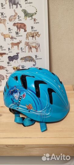 Велошлем детский 48-52 см +защита, велоперчатки