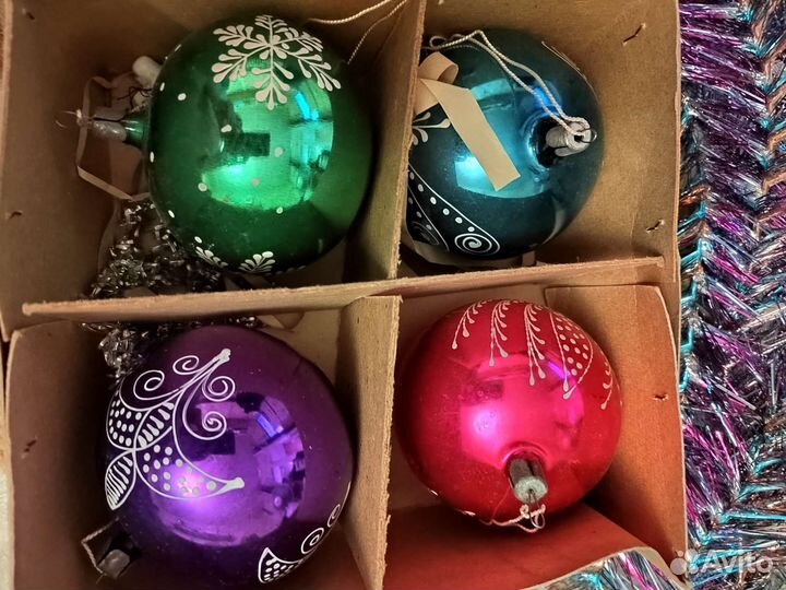 Ёлочные игрушки СССР