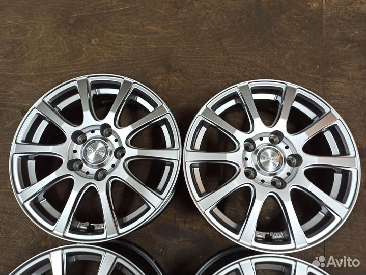 Диски 15 5х114,3 ET43 графит из Японии