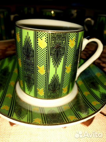 Фарфоровый кофейный сервиз из Японии