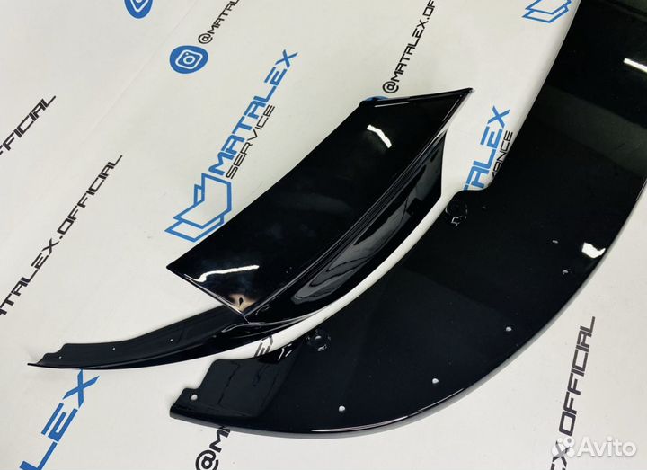 Сплиттер BMW F10 M performance глянец