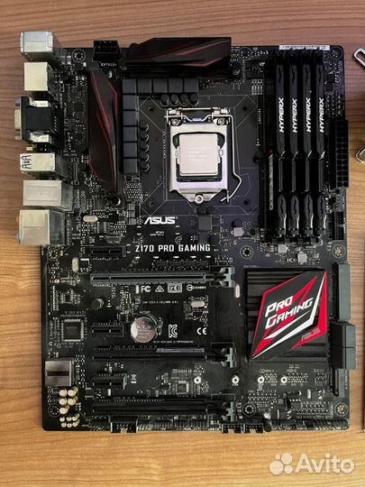 Asus Z170 Pro Gaming + Core i5-6600k+ 32gb DDR4