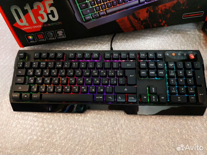 Игровая мышь и клавиатура Bloody Q1300