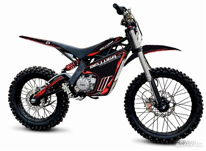 Электромотоцикл white siberia belluga 6000W