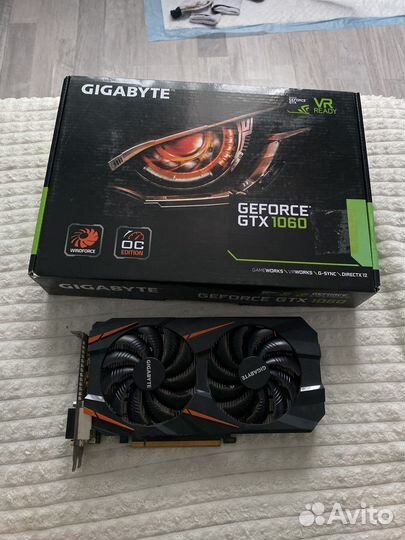 Видеокарта gigabyte geforce gtx 1060 windforce 3gb